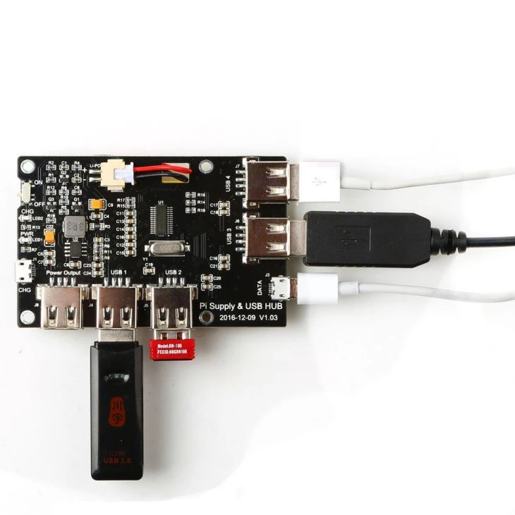 5V 2A Power Supply USB HUB Lithium Battery